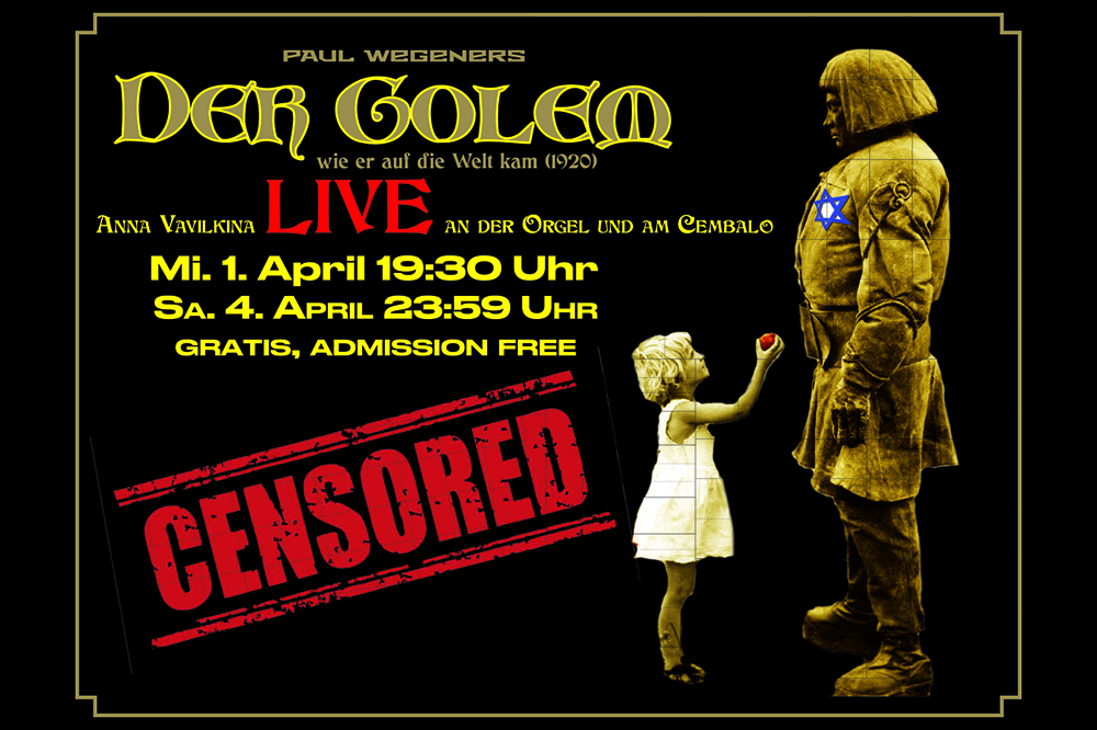 Der Golem, wie er in die Welt kam live ANNA VAVILKINA